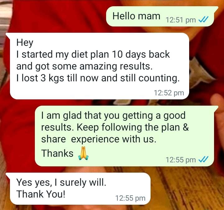Weight loss success with personalized diet plans