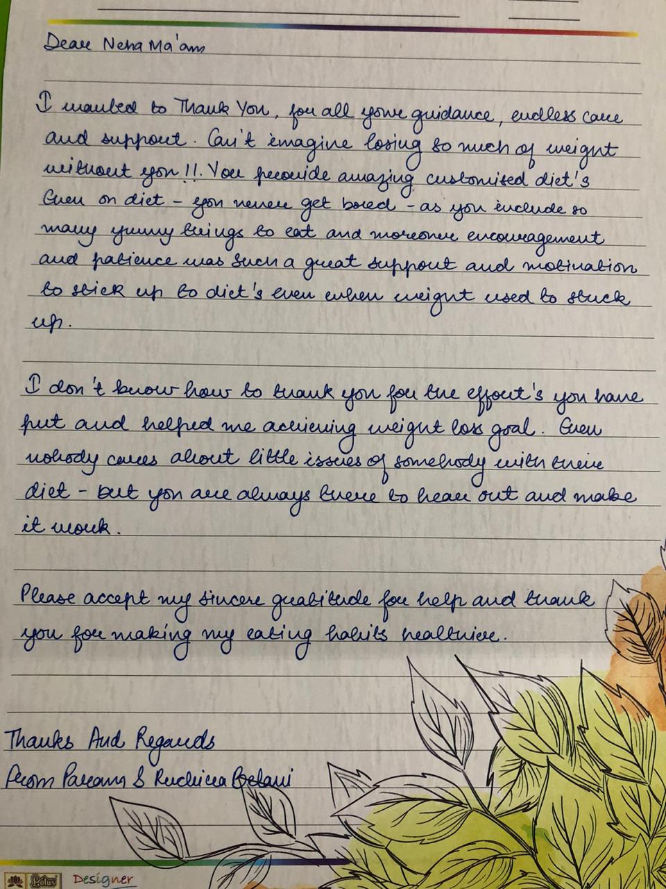 Healthy recipes and meal planning by nutrition expert